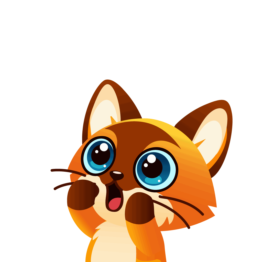 Surprise mood cat